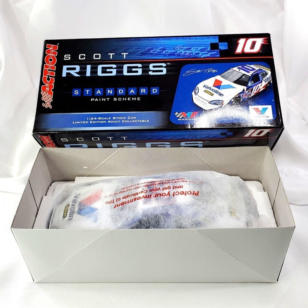 Scott Riggs #10 Valvoline 2006 Charger Club Car 1:24 Scale Diecast 1 Of 144 - Picture 4 of 14